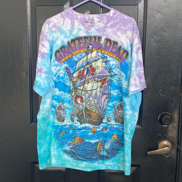 Vintage 93 Grateful Dead Ship Of Fools T-shirt - Picture 2 of 8